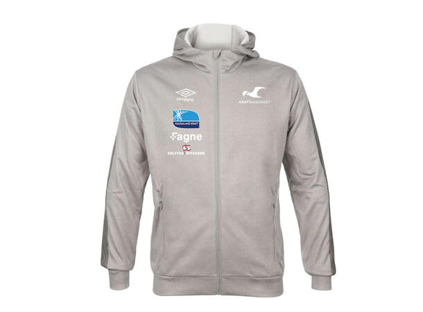 UMBRO FKH Flex Full Hood Zip SR Grå FKH Hettejakke Akademiet 