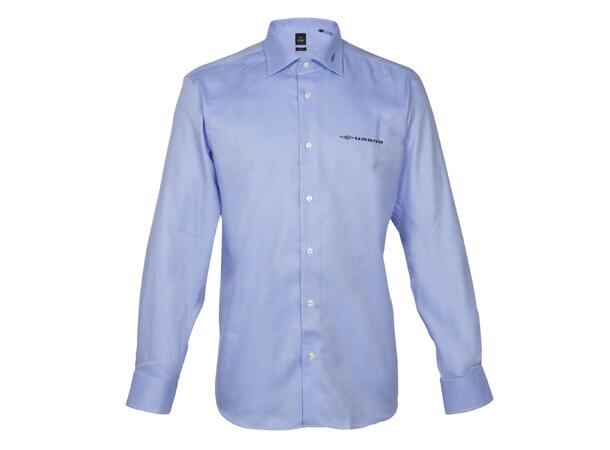 ST Giovani Skjorte L/A 08 Lys blå 37 Langermet skjorte med brodert logo