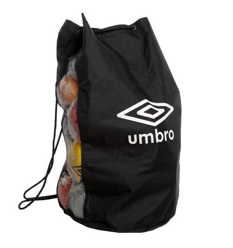 UMBRO Ballsekk sort L Oppbevaringssekk for baller