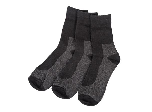 UMBRO Wool sock 3 pk Sort 43-46 3 pck Strømper i ull- kvalitet.