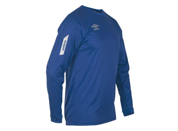 UMBRO Core LS Jersey jr Blå 164 Teknisk langermet spillertrøye 