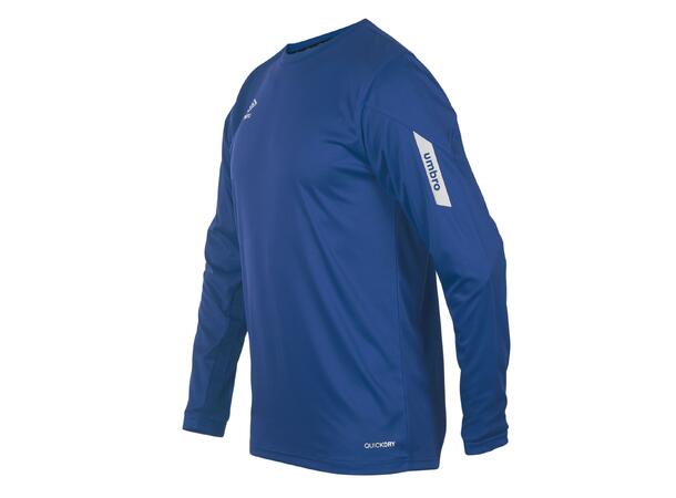 UMBRO Core LS Jersey jr Blå 164 Teknisk langermet spillertrøye 