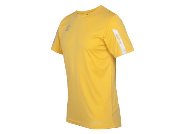 UMBRO Core SS Jersey Jr Gul 140 Teknisk kortermet spillertrøye 