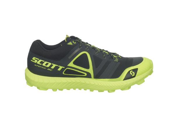 SCOTT Shoe Supertrac RC Sort/Gul 44,5 En teknisk løpesko for fjellet