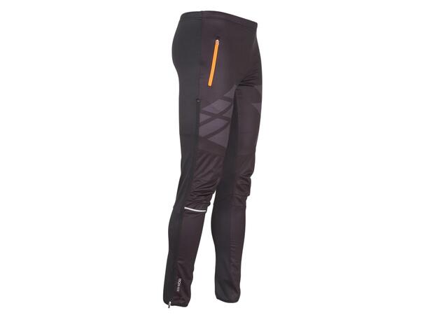 FIBRA Sync Hybrid Pant Sort S Praktisk vindtett bukse med stretch 