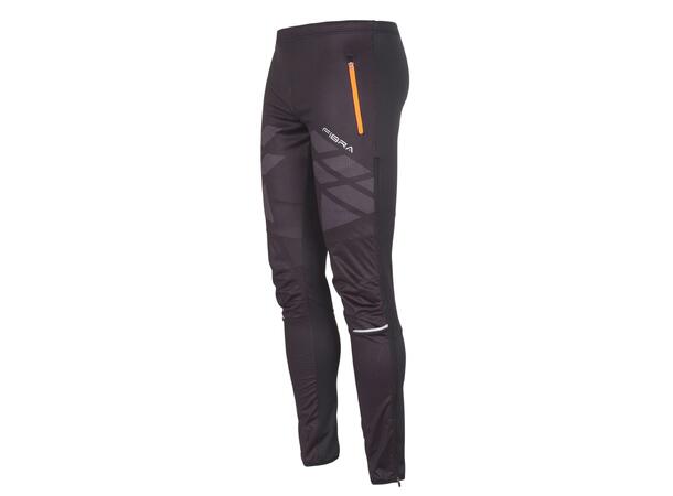FIBRA Sync Hybrid Pant Sort S Praktisk vindtett bukse med stretch 