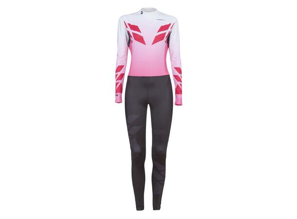 FIBRA Sync Ski Racesuit W Rosa XS Konkurransedress av elastisk materiale 