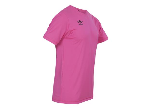 UMBRO Core Poly Tee Neonrosa XXL Enkel, teknisk trøye i polyester 