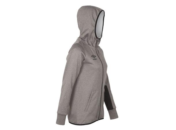 UMBRO Core Tech Hood Zip W19 Mørk grå 34 Hettejakke med glidelås til dame 