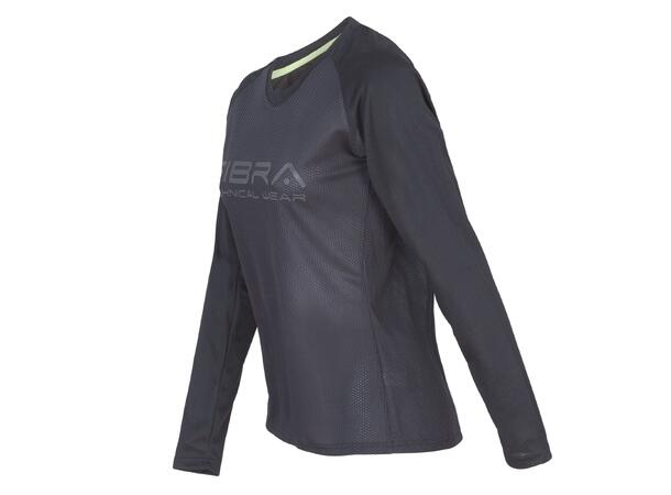 FIBRA Xtrm Tee Ls W Sort XS Lett og luftig langermet treningstrøye 