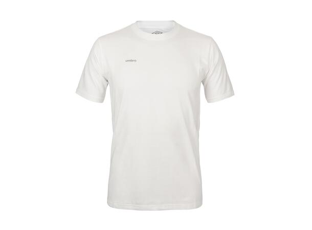 UMBRO Core Cotton Stretch Tee Hvit XL Rundhalset t-skjorte
