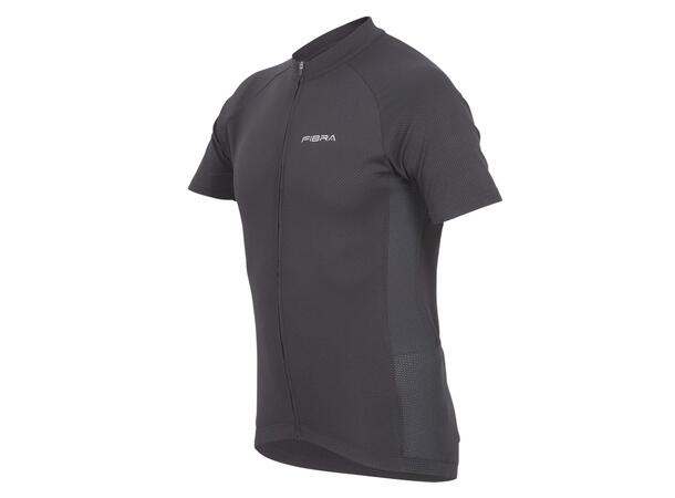 FIBRA Active Bike SS Jersey Sort S Sykkeltrøye i pustende stretch 