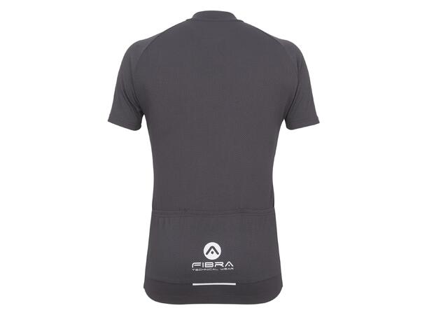 FIBRA Active Bike SS Jersey Sort S Sykkeltrøye i pustende stretch 