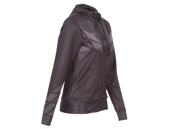 FIBRA Sync Hood Zip W Sort XS Hettejakke med børstet innside 