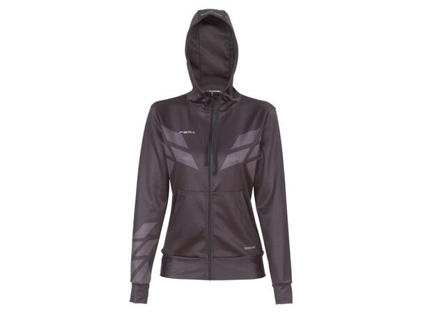 FIBRA Sync Hood Zip W Sort XS Hettejakke med børstet innside 