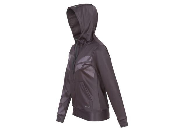 FIBRA Sync Hood Zip W Sort XS Hettejakke med børstet innside 