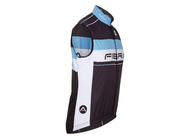FIBRA Elite Bike Wind Vest Sort XL Vindtett sykkelvest 