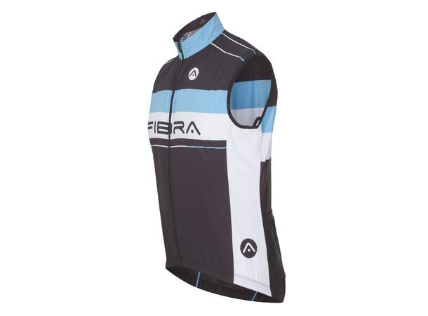 FIBRA Elite Bike Wind Vest Sort XL Vindtett sykkelvest 