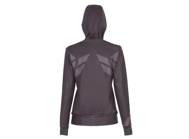 FIBRA Sync Hood Zip W Sort S Hettejakke med børstet innside 