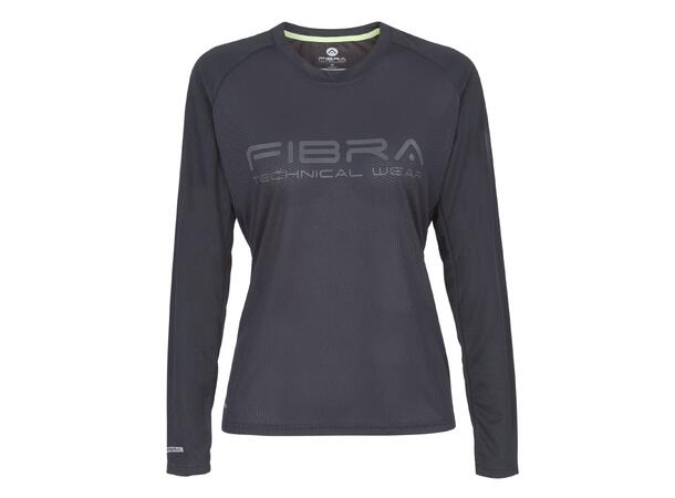 FIBRA Xtrm Tee Ls W Sort M Lett og luftig langermet treningstrøye 
