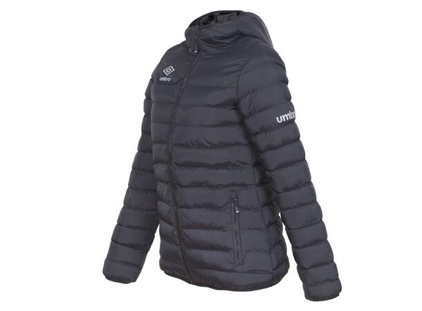 UMBRO Core Isopad Jacket Sort M Vattert jakke med hette