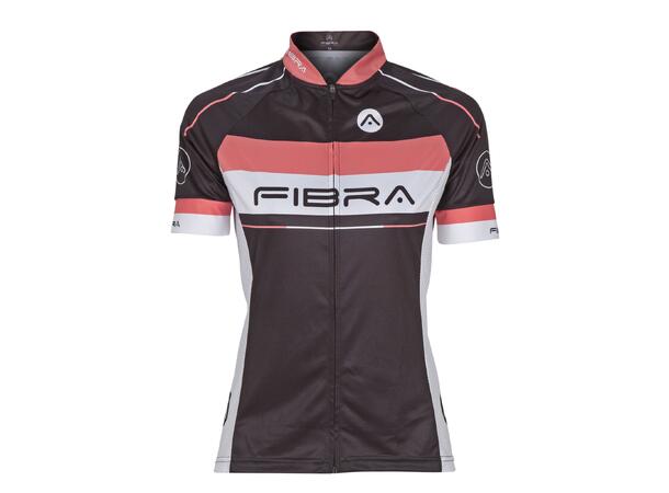 FIBRA Elite Bike SS Jersey W Sort XS Sykkeltrøye i pustende stretch 