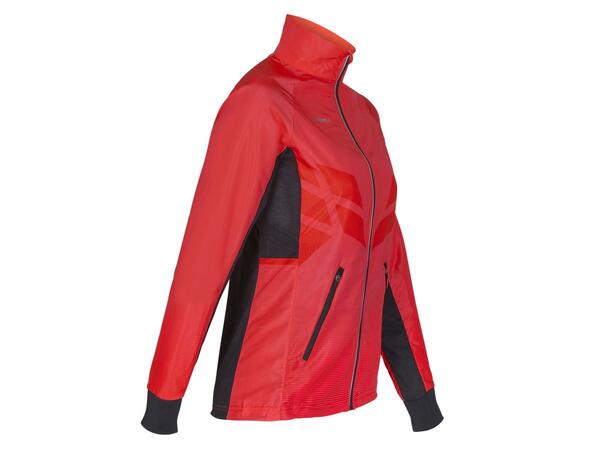 FIBRA Sync Trn Jacket Warm W Rød XS Fôret vindtett damejakke 