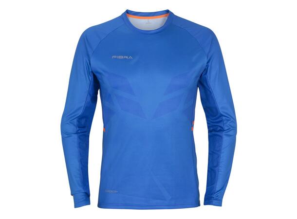 FIBRA Sync Tee Ls Jr Blå 128 Lett komfortabel Trøye for Jr. 