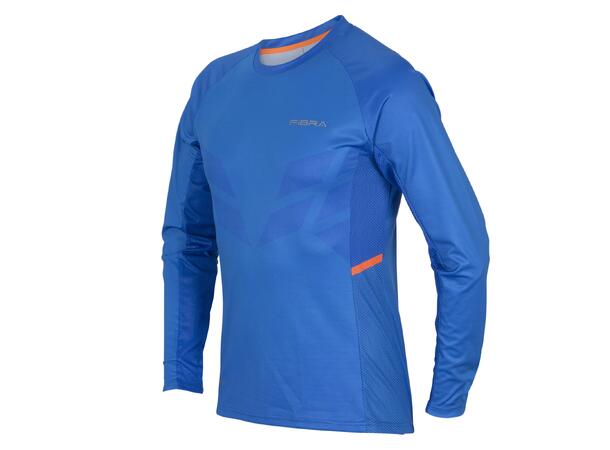 FIBRA Sync Tee Ls Jr Blå 128 Lett komfortabel Trøye for Jr. 