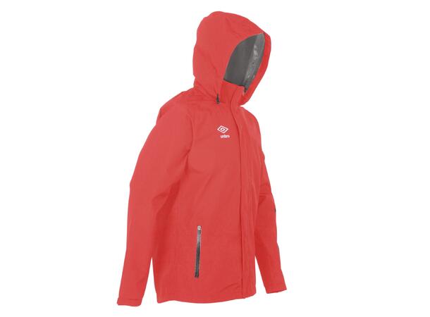 UMBRO Core Rain Jacket jr Rød 152 Regnjakke med god ventilasjon til junior