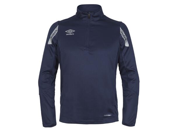 UMBRO Core Sweat Half Zip Marine XXL Treningsgenser i teknisk kvalitet 