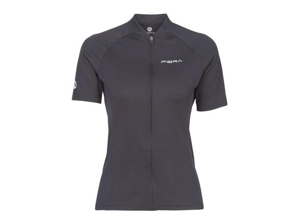 FIBRA Active Bike SS Jersey W Sort S Sykkeltrøye i pustende mesh 