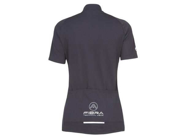 FIBRA Active Bike SS Jersey W Sort S Sykkeltrøye i pustende mesh 