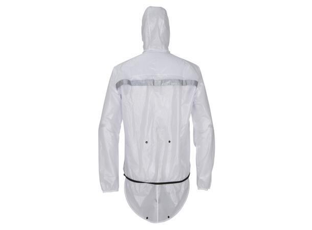 FIBRA Elite Bike Rain Jacket Hvit S Regnjakke for syklister 