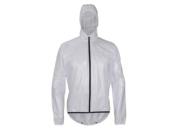 FIBRA Elite Bike Rain Jacket Hvit S Regnjakke for syklister 