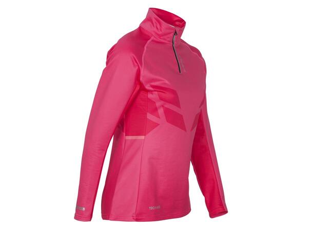 FIBRA Sync Half Zip W Rosa XS Komfortabel Half ZIP til dame 
