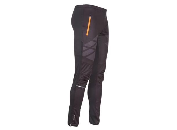 FIBRA Sync Hybrid Pant Jr Sort 128 Praktisk vindtett bukse med stretch 