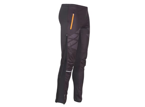 FIBRA Sync Hybrid Pant Jr Sort 128 Praktisk vindtett bukse med stretch 
