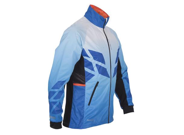 FIBRA Sync Pro Jacket Jr Lys blå 128 Jakke med vind og vannavvisende front 