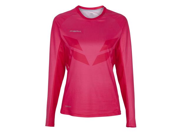 FIBRA Sync Tee Ls W Rosa XS Lett komfortabel Trøye 