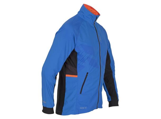 FIBRA Sync Trn Jacket Warm Blå S Treningsjakke med børstet innside 