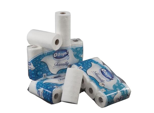 Ooops! Tørkepapir - 1 Pall (15 sekker) Tjen opptil kr 1.950,- pr.pall 