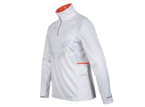 FIBRA Sync Half Zip Hvit 3XL Komfortabel Half ZIP 