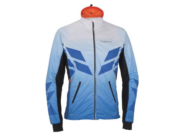 FIBRA Sync Hybrid Jacket Jr Blå 140 Treningsjakke med vindtett front
