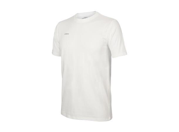 UMBRO Core Cotton Stretch Tee Hvit S Rundhalset t-skjorte