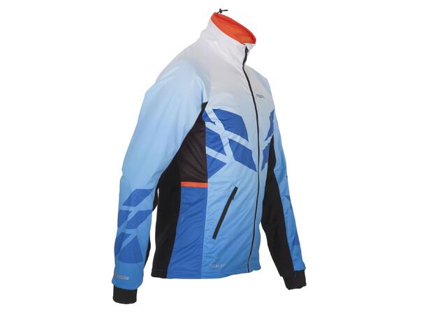FIBRA Sync Hybrid Jacket Jr Blå 164 Treningsjakke med vindtett front