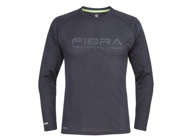 FIBRA Xtrm Tee LS Sort S Lett og luftig langermet trøye 