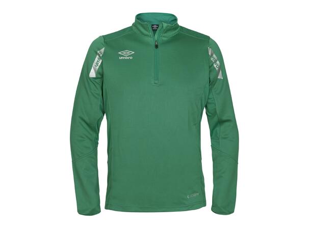 UMBRO Core Sweat Half Zip Grønn L Treningsgenser i teknisk kvalitet 