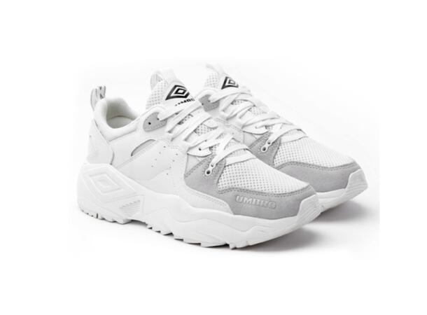 UMBRO Runner Sneaker Hvit/Hvit 45 Bumpy joggesko med kraftig såle