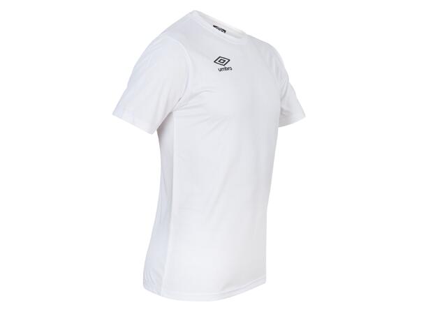 UMBRO Kvik Halden Core Poly Tee Hvit SR Kvik Halden FK Trenings T-Shirt Voksen 